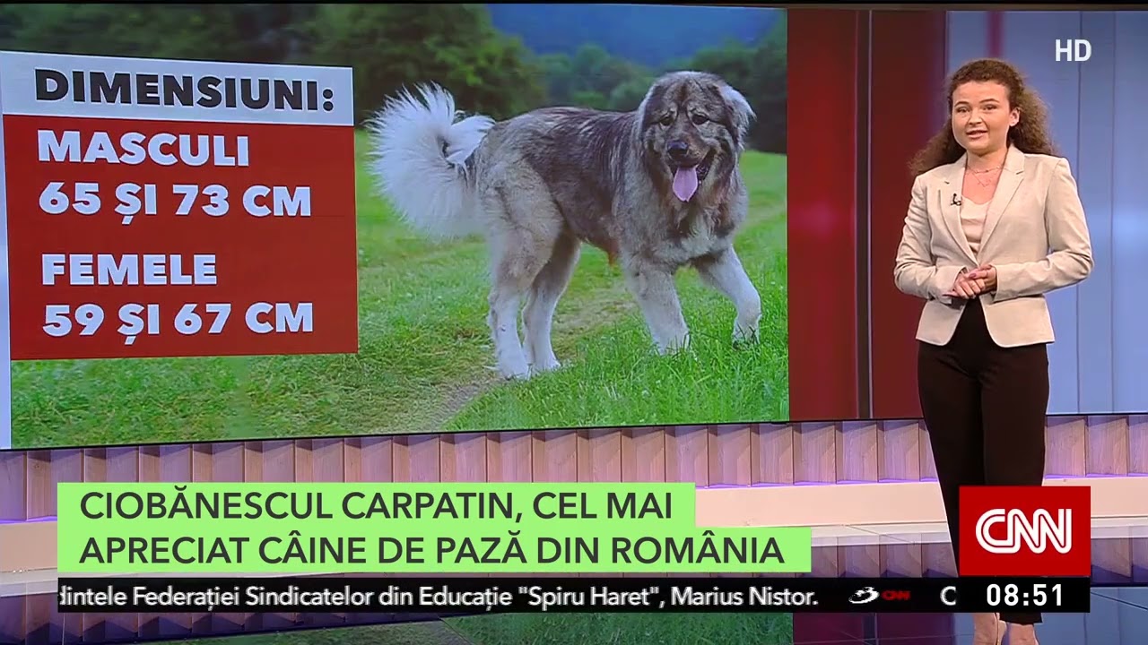 Ciobănescul carpatin, cel mai apreciat c&acirc;ine de pază din Rom&acirc;nia