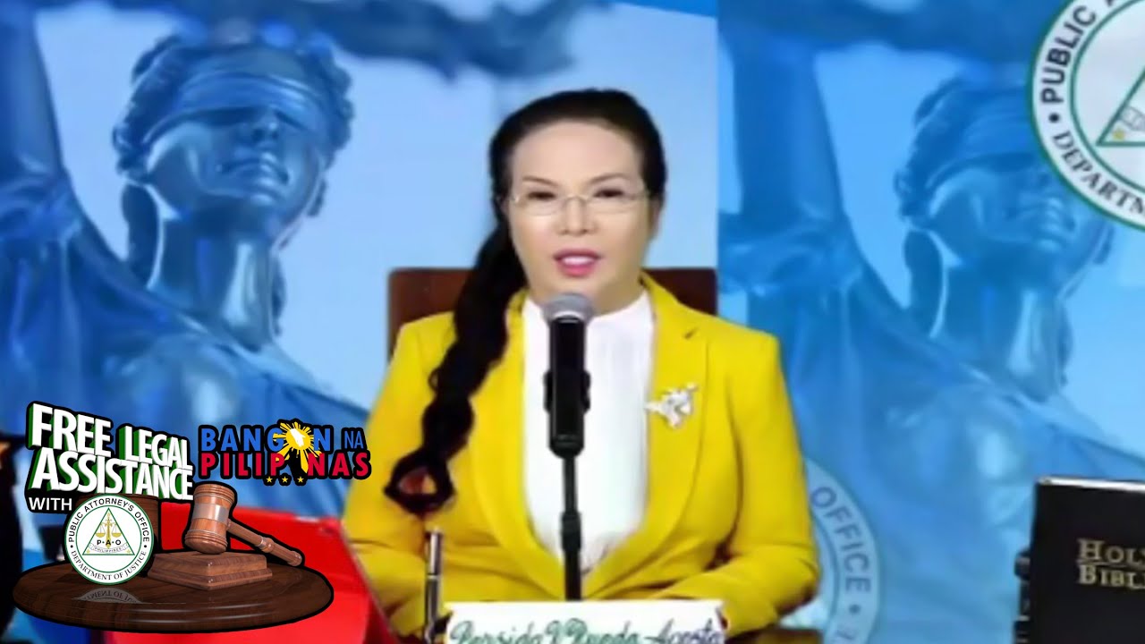 SERBISYO NG PAO, MAY BAYAD BA? Alamin ang payong legal ni PAO Chief Atty. Persida Acosta