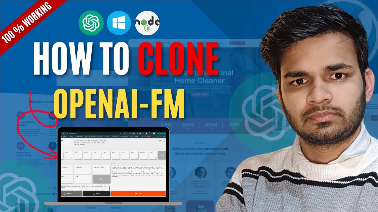HOW TO DEPLOY OpenAI FM ON Windows PC  | Deploy Your Own Voice App ( OpenAI fm )