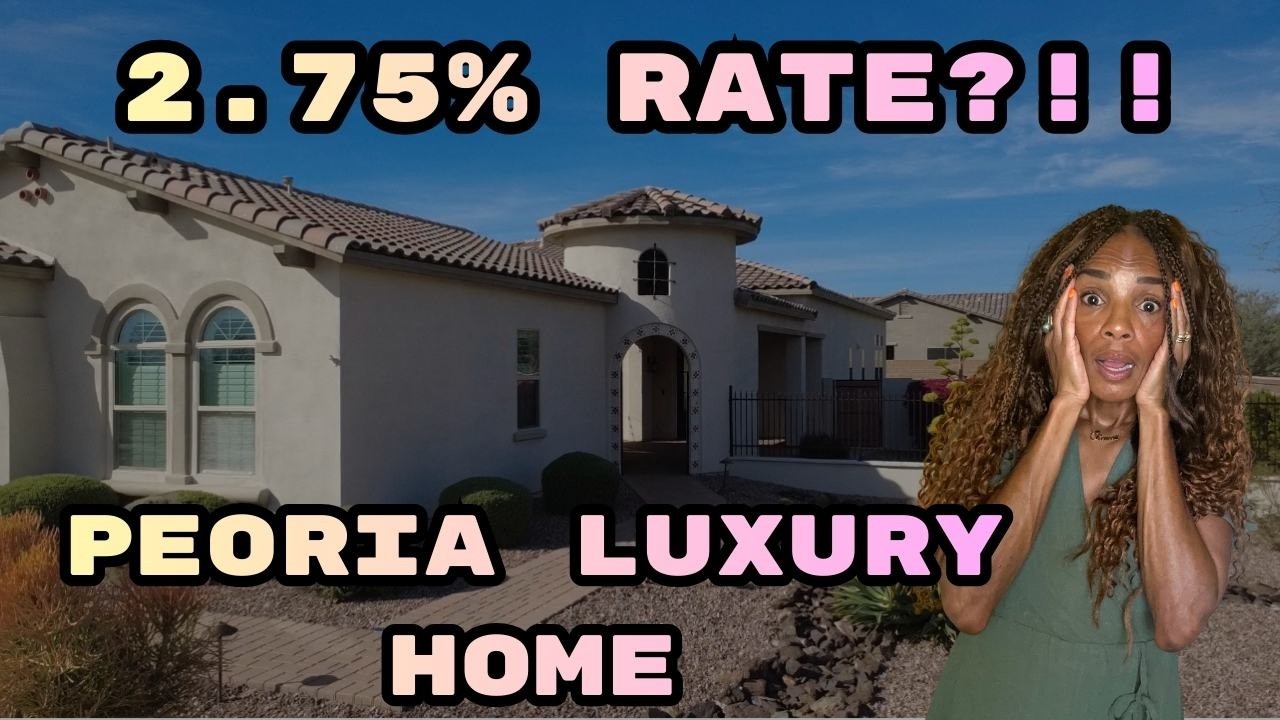 This Peoria AZ Luxury Home Has a 2.75% Interest Rate (Full Tour) | Move to Phoenix Real Estate