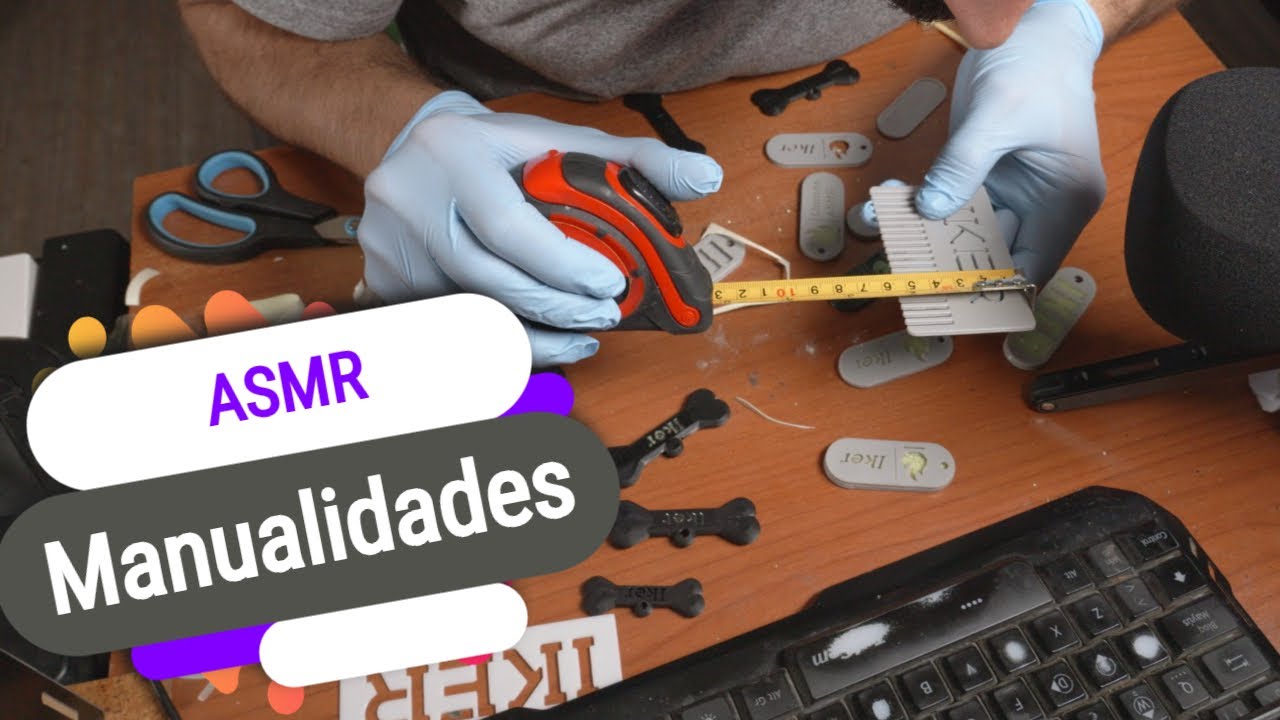 ASMR en Español: Creación de Llaveros con Sonidos Relajantes | ASMR Manualidades