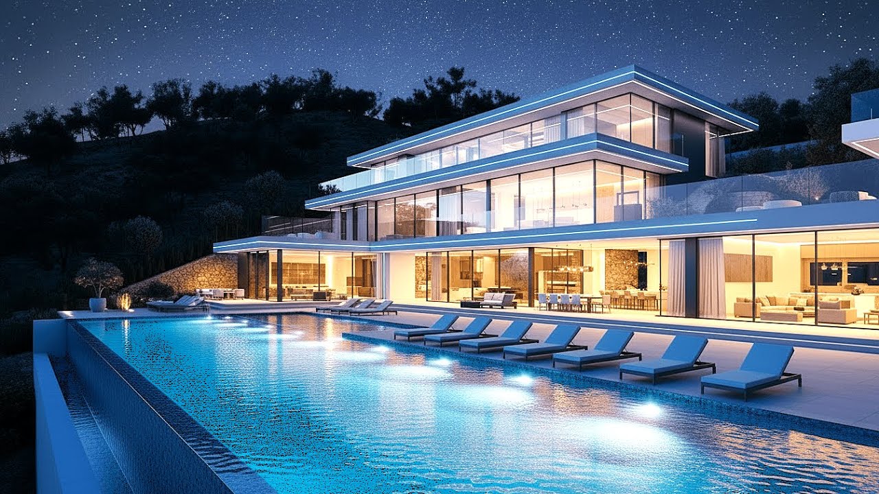 A Luxury Masterpiece Above Hill | Ultra Luxury in Perfect Harmony Modern Cliffside Mansion