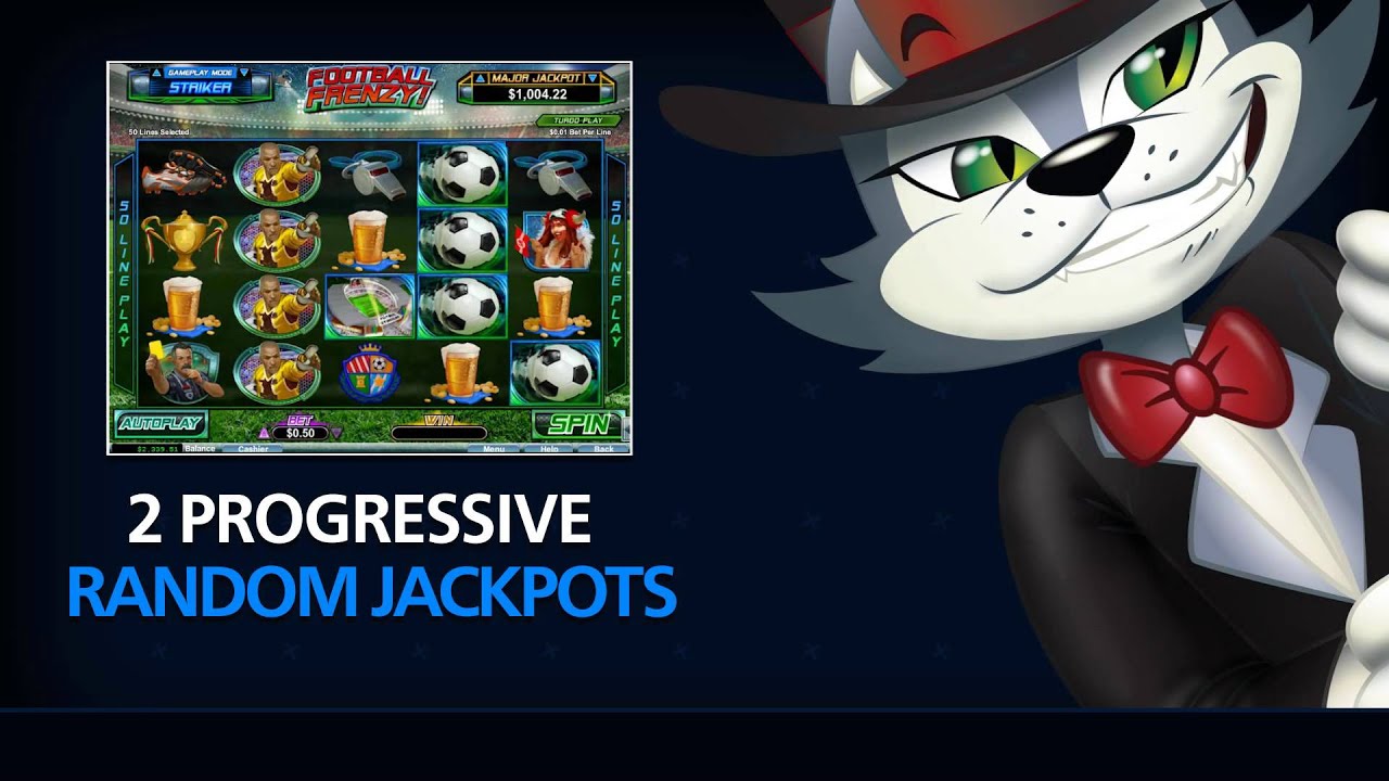 Watch Football Frenzy Video at CoolCat Casino
