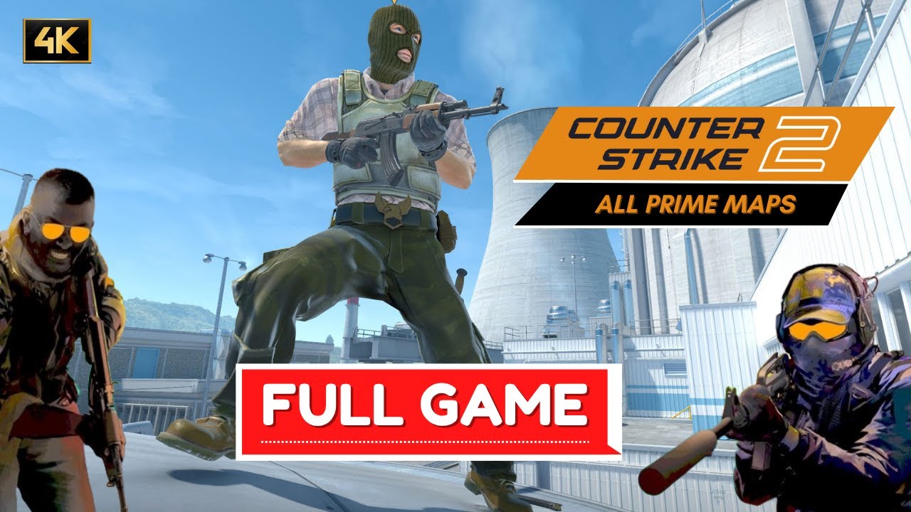 COUNTER STRIKE 2 (CS2) Gameplay Walkthrough All Prime Maps FULL GAME - No Commentary