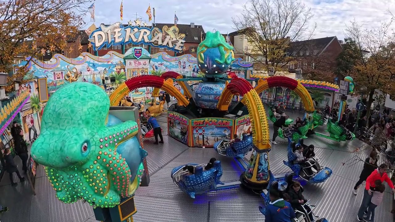 Die Krake &ndash; Markmann (Special View Offride) Bocholt Bocholter Kirmes 2025 4K