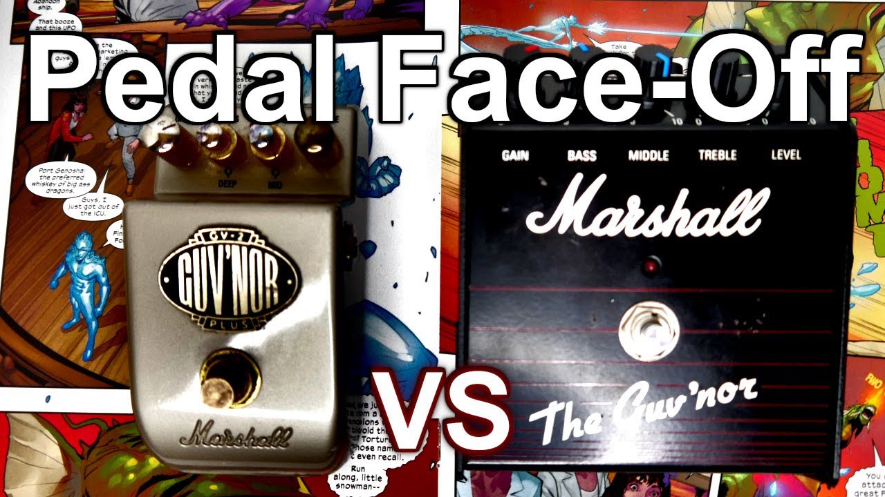 Old or older? Marhall The Guv'nor vs Guv'nor 2 plus (Pedal Face-Off)