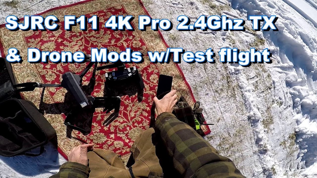 SJRC F11 4K Pro - TearDown 2 4Ghz Ant Upgrades