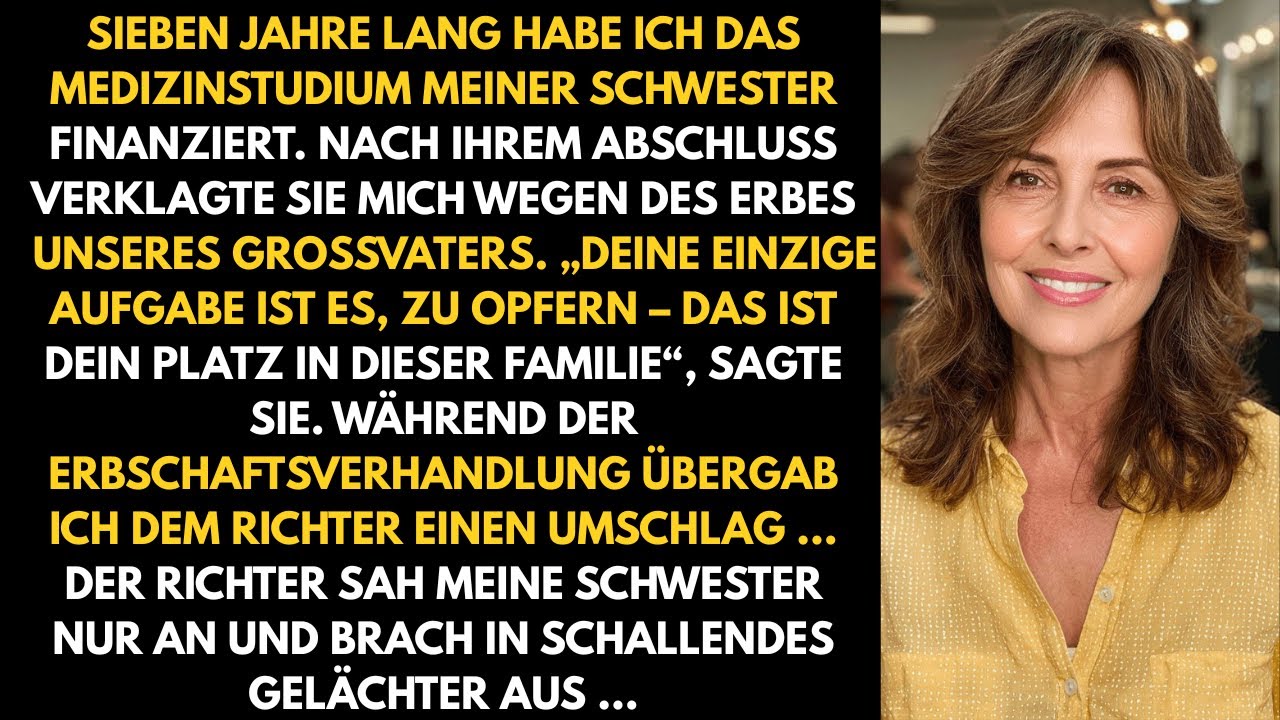 Im Gerichtssaal erklärte meine Schwester: „Eure einzige Aufgabe ist es, Opfer zu bringen“, bis der