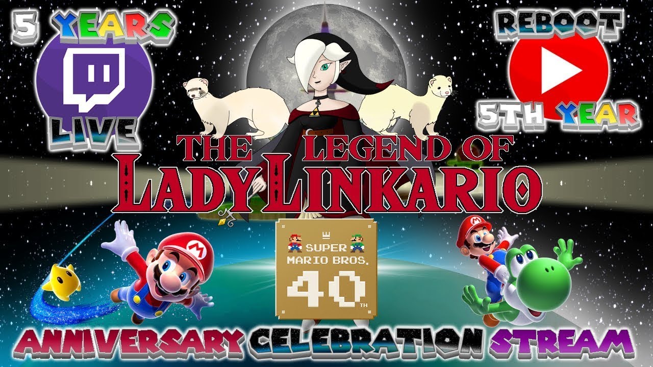 Anniversary Celebration Stream: Part 4 - 5 Years Live / YT Reboot | Super Mario Bros. 40th [LIVE]