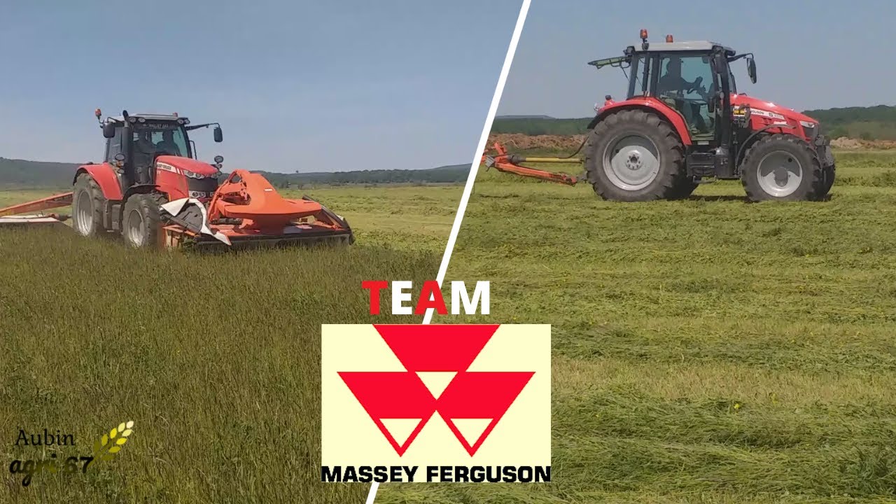 Fauchage et Endainage pour la TEAM MF/Massey Ferguson 7618&5712  S /2020
