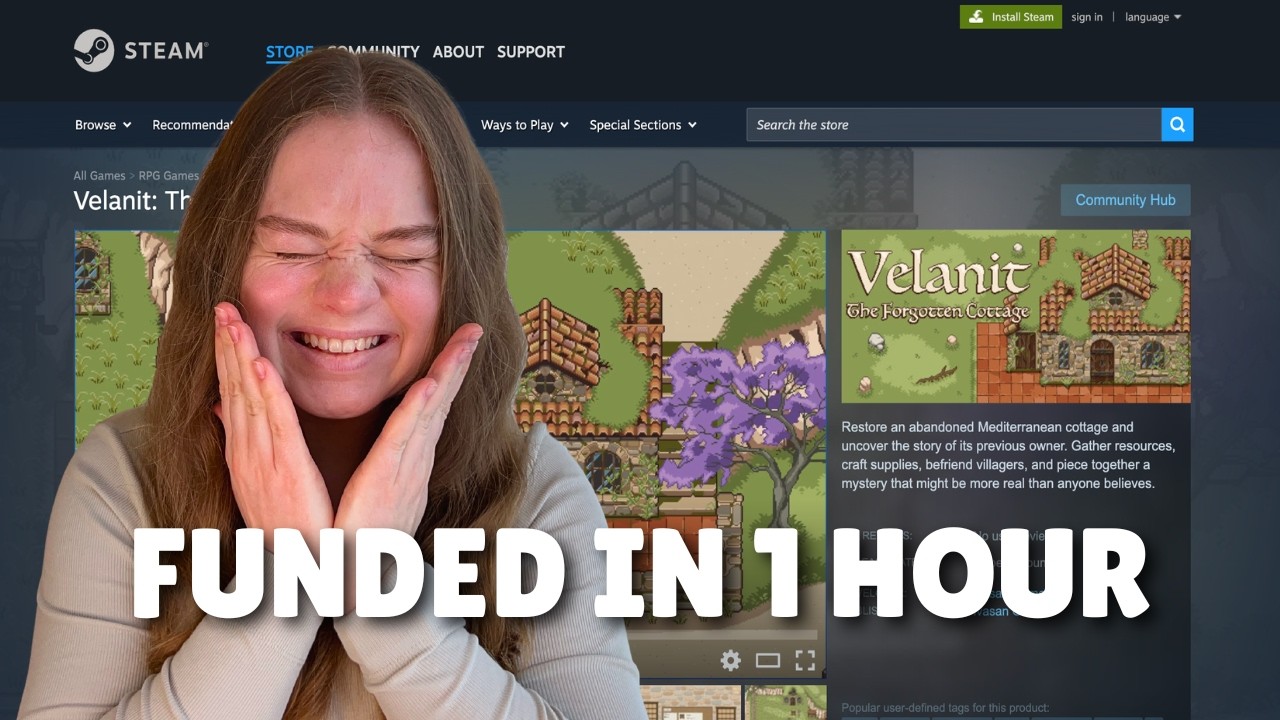 How My Community Funded My Steam Page in 1 Hour