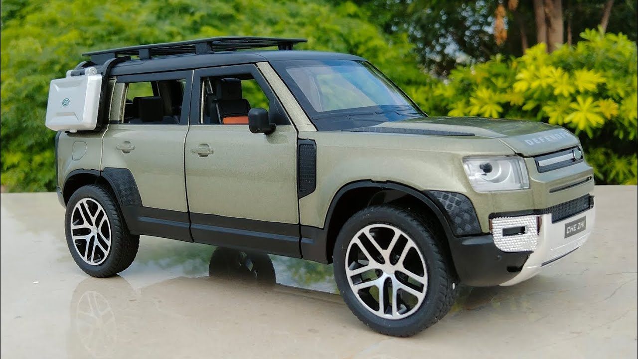 Land Rover defender diecast model unboxing and review.