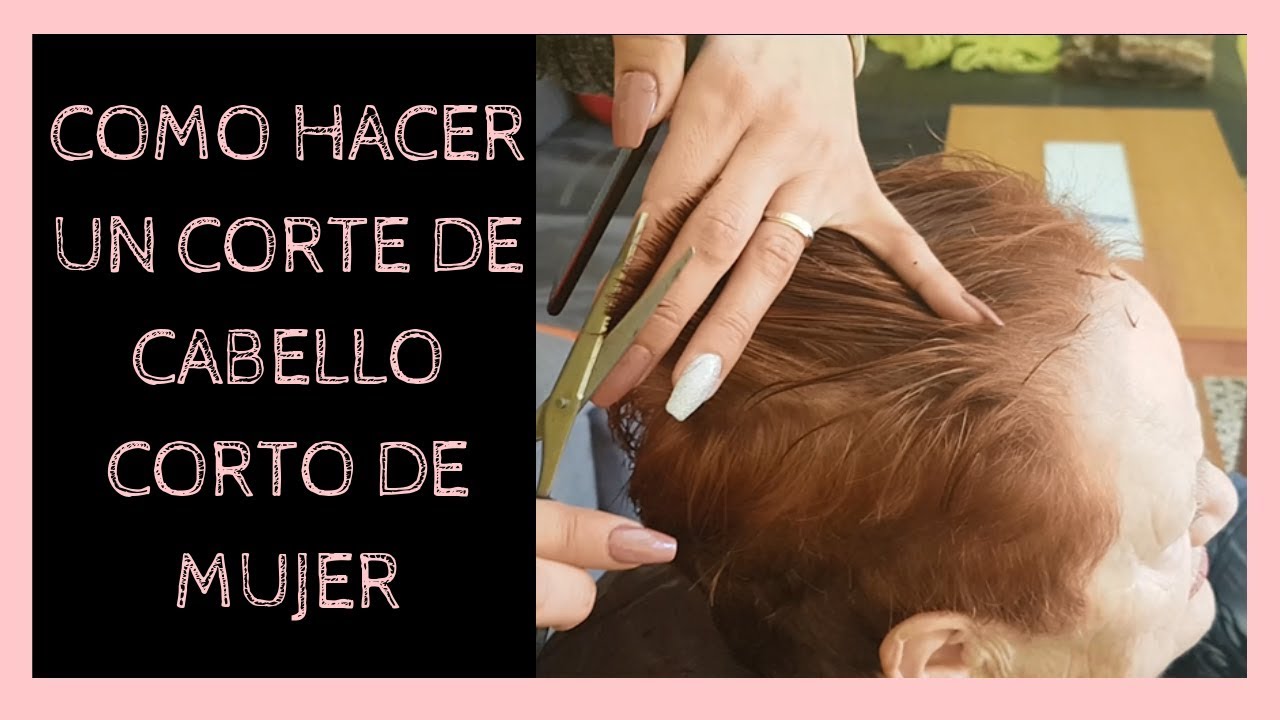 CORTE DE CABELLO CORTO PARA MUJER