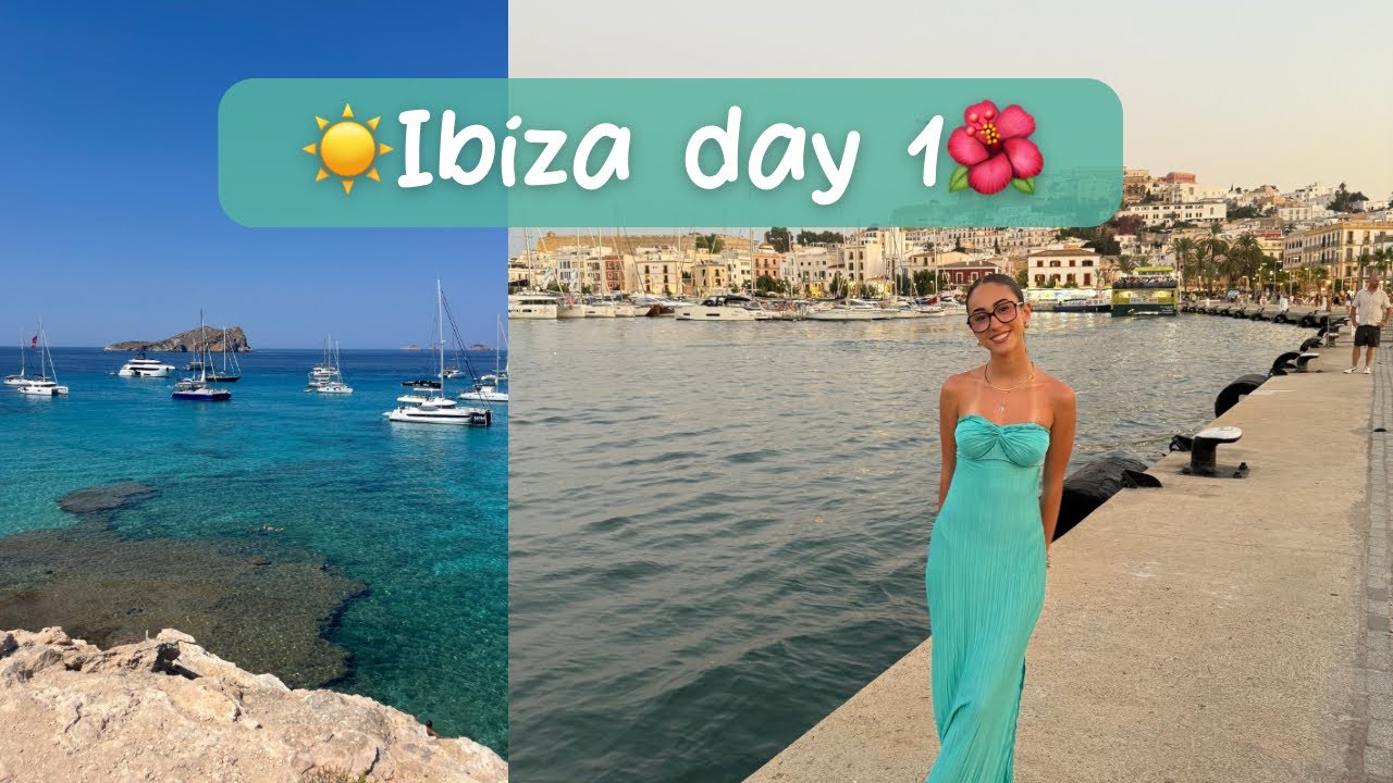 trip vlog 1- día 1 en ibizaa🌺