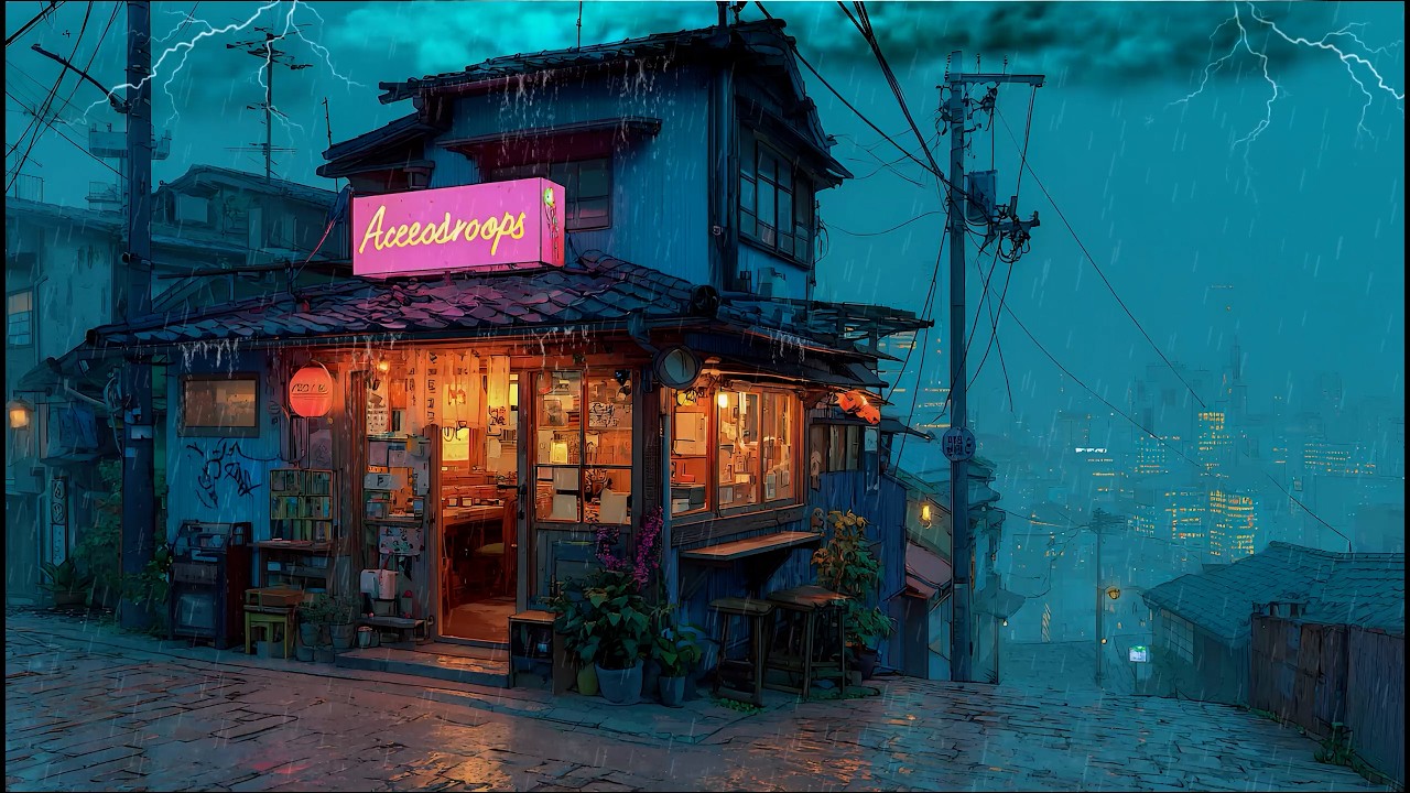 Quiet Rain, Old Tapes 🌙 Nostalgic 90s Lofi for Focus & Sleep