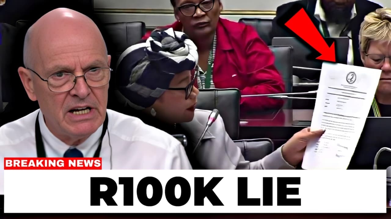 Paul O'Sullivan CAUGHT Red Handed R100k Slush Fund LIE Exposed in Parliament BANGER!