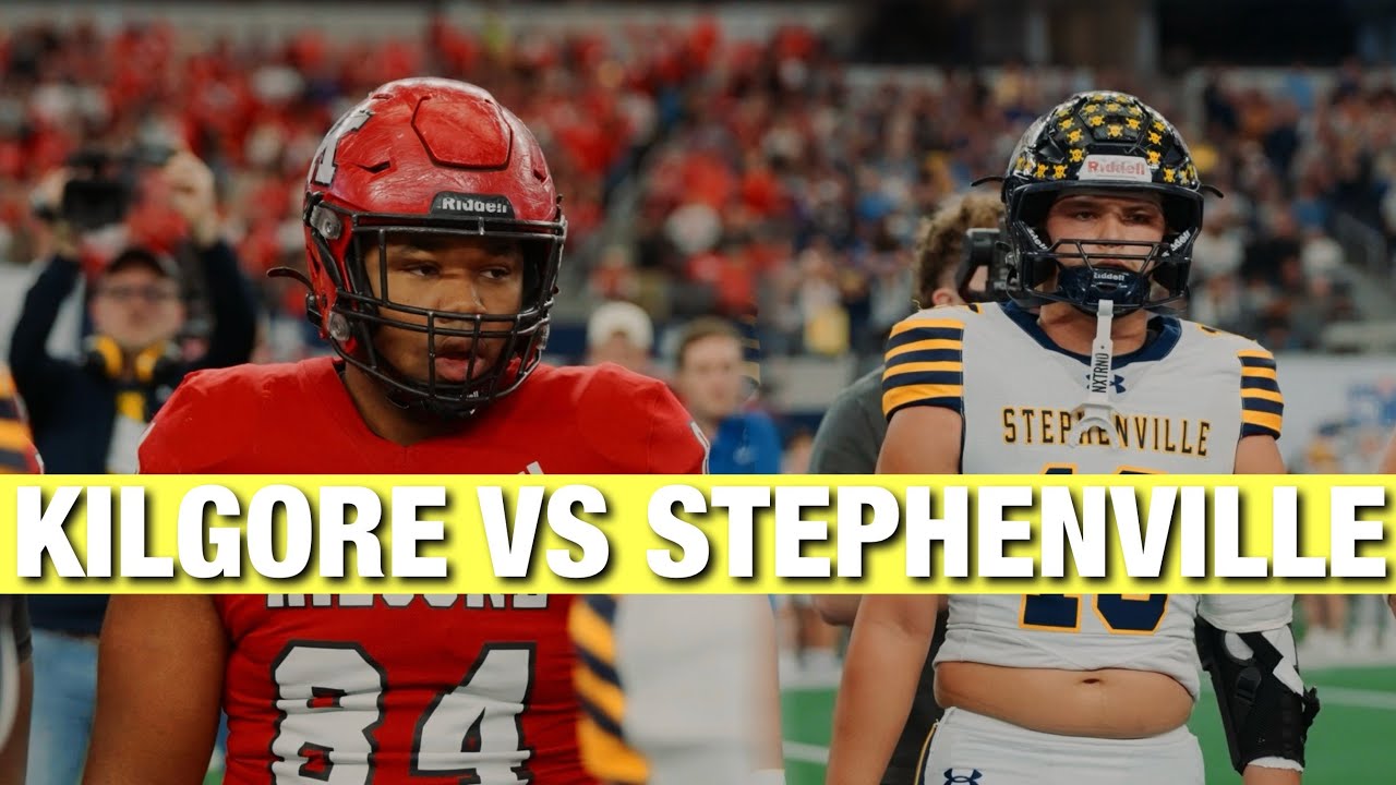 TXHSFB: 4A STATE CHAMPIONSHIP (D1) #1 Stephenville vs #3 Kilgore || MUST SEE👀|| #viralvideos