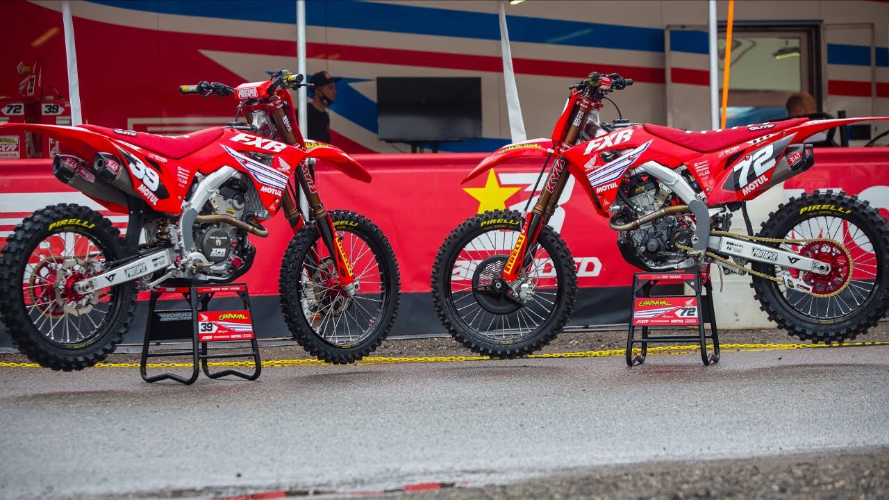 Inside Carson Mumford & Coty Schock FXR Honda CRF250 - Motocross Action Magazine