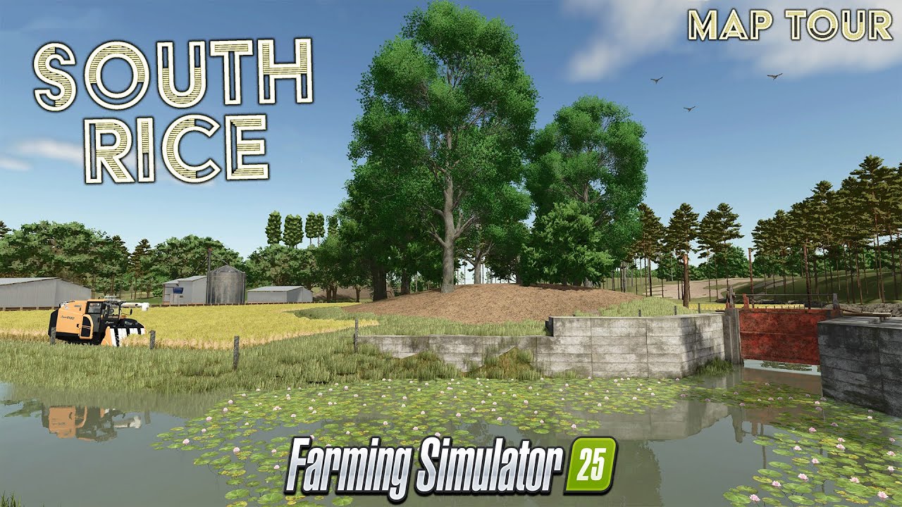 SOUTH RICE (Brazil)! MOD MAP TOUR! Farming Simulator 25 (Review)