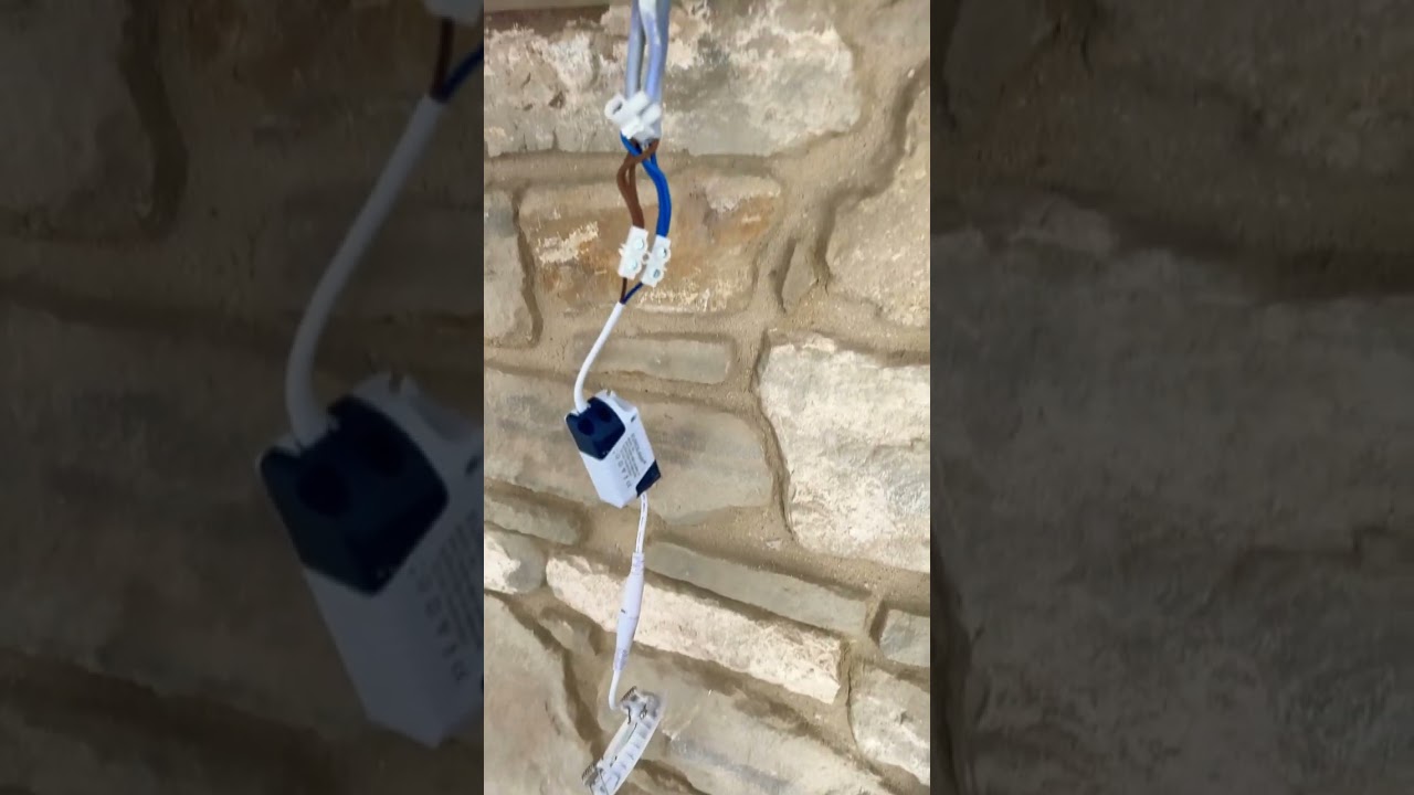 LED spotlight connection #diy #how #craft #electrical #light #shorts #justsimple #stepbystep #work