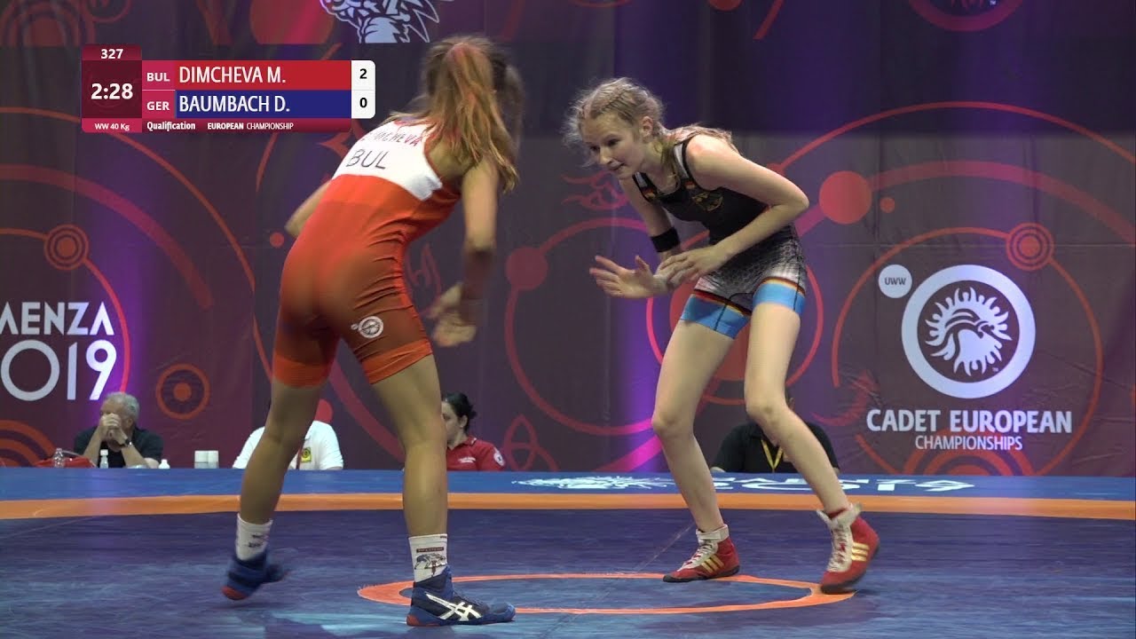 Qual. WW - 40 kg: M. DIMCHEVA (BUL) v. D. BAUMBACH (GER)