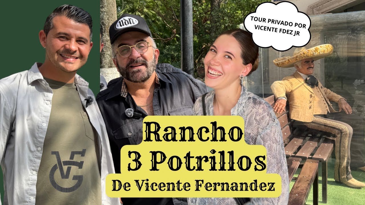 Vicente Fernandez Jr nos da un Tour por el Rancho los 3 Potrillos