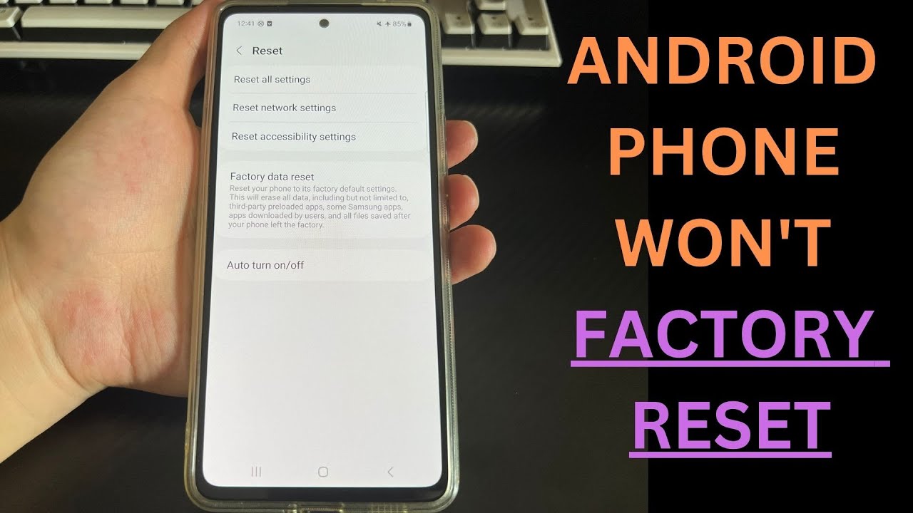 Android Phone Won't Factory Reset? Here&lsquo;s How to Fix Factory Reset Not Working