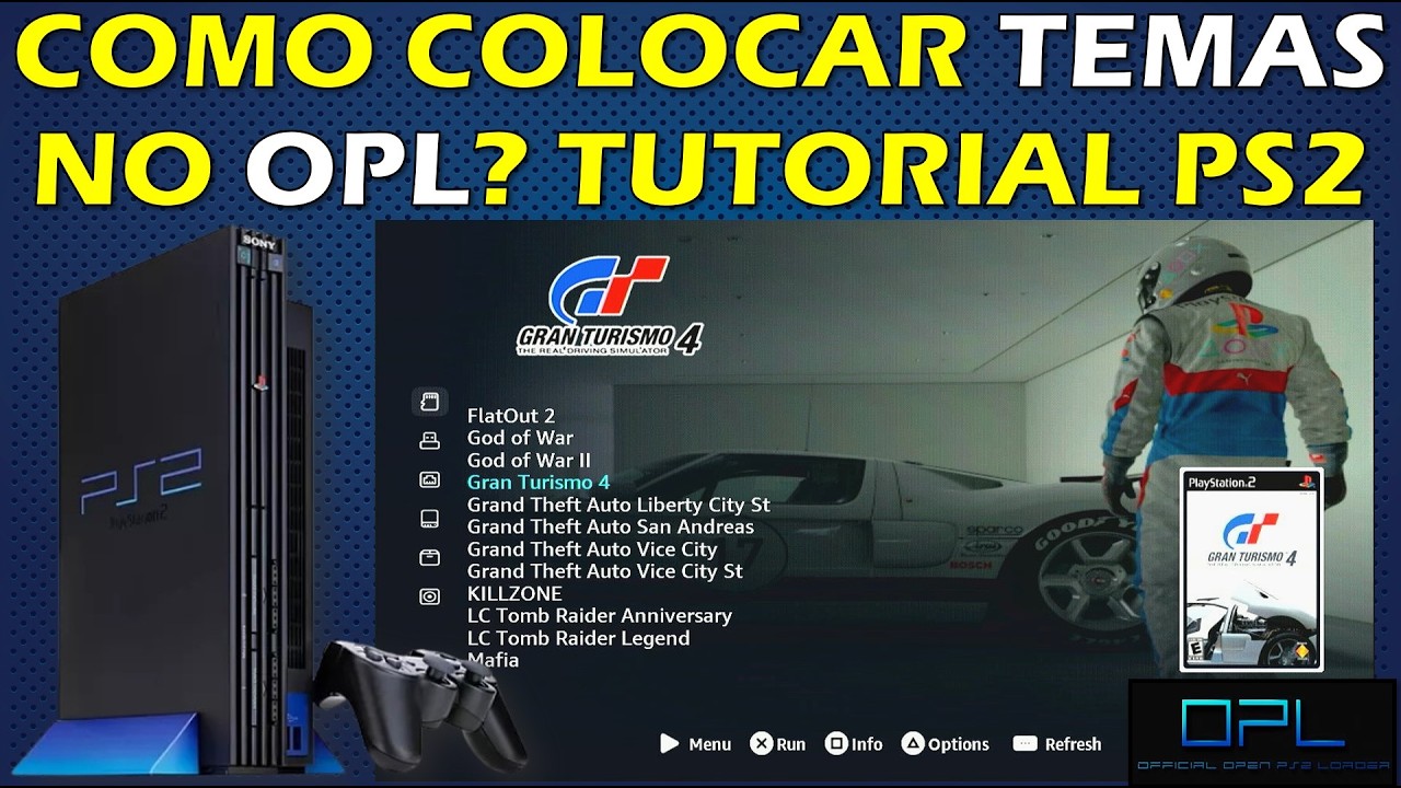 COMO COLOCAR TEMAS PERSONALIZADOS NO OPL? TUTORIAL COMPLETO PS2