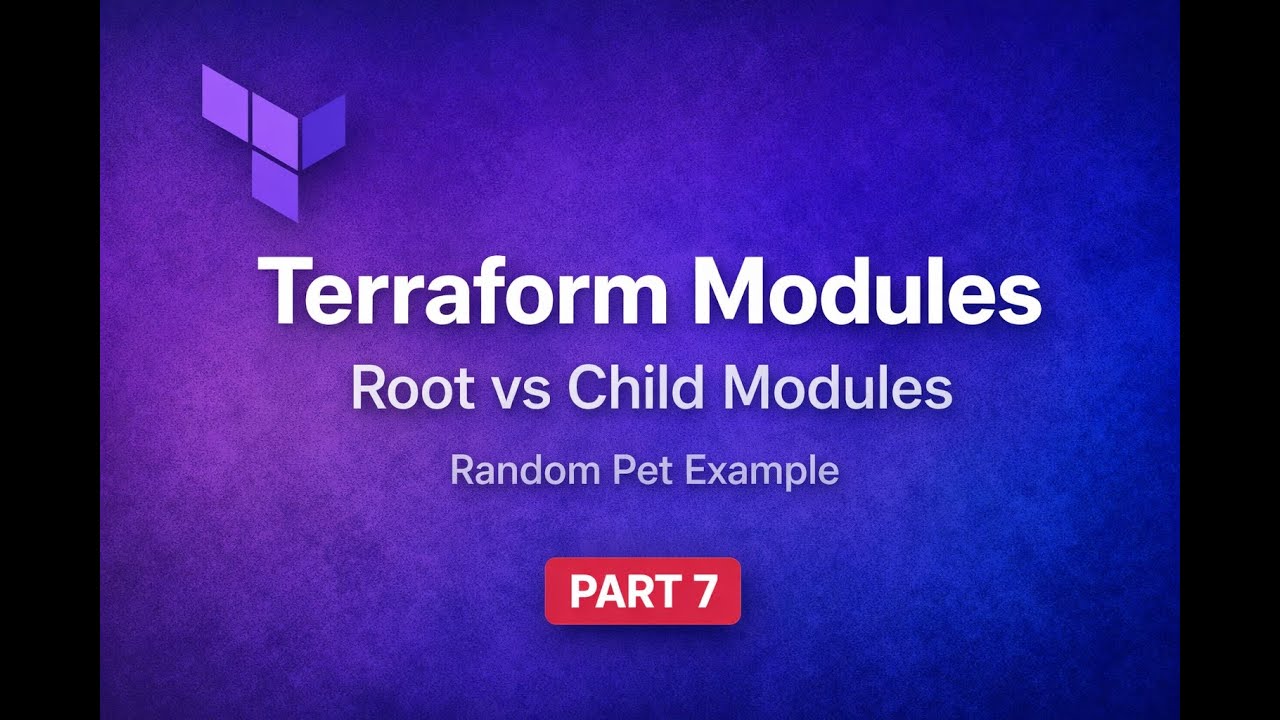 Объяснение модулей Terraform | Корневой модуль против дочерних модулей (для начинающих)