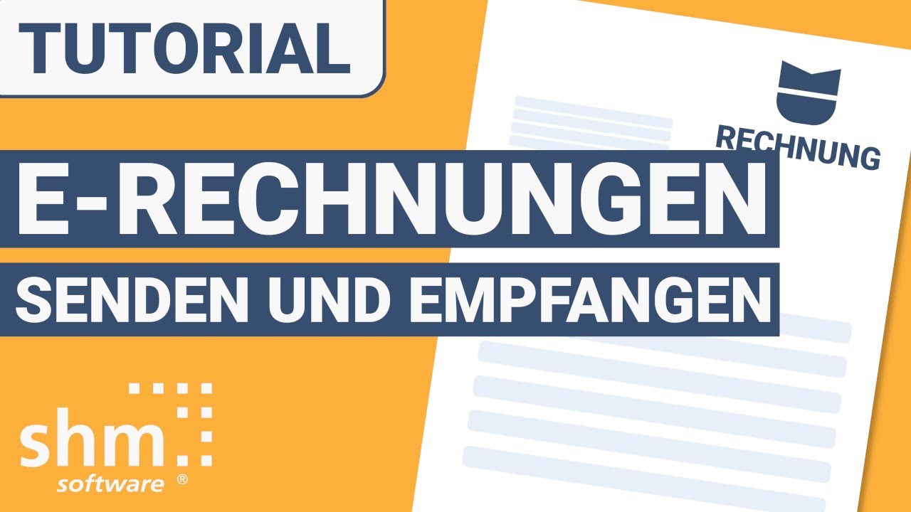 shm Handwerkersoftware E-Rechnung