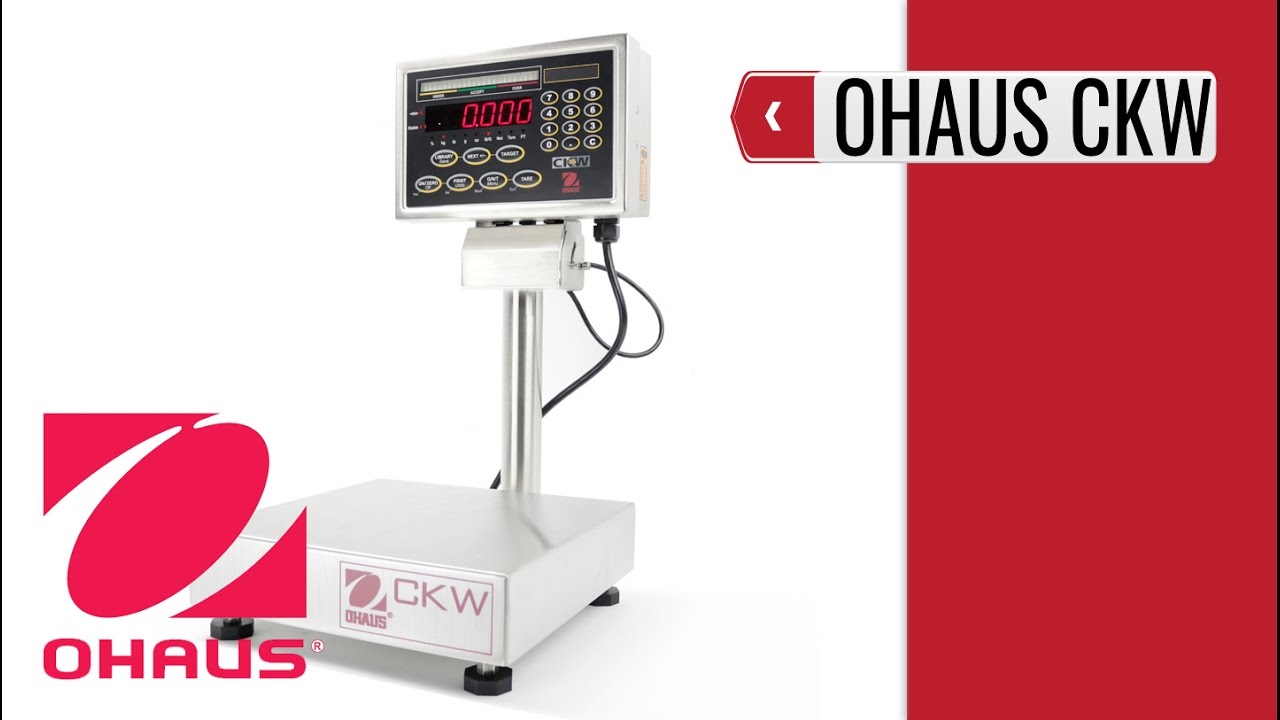 OHAUS CKW Food Services Scale (product video presentation)