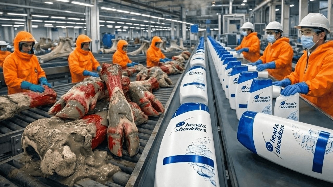 Inside the Mega Shampoo Factory: From COW HOOVES to Your Hair Product (Full Process 2)