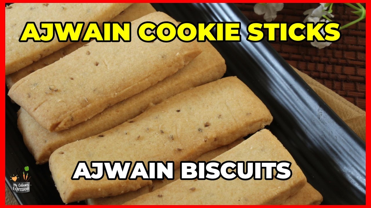 Make Bakery Style Ajwain Biscuits at Home  |  Carom seed biscuits recipe