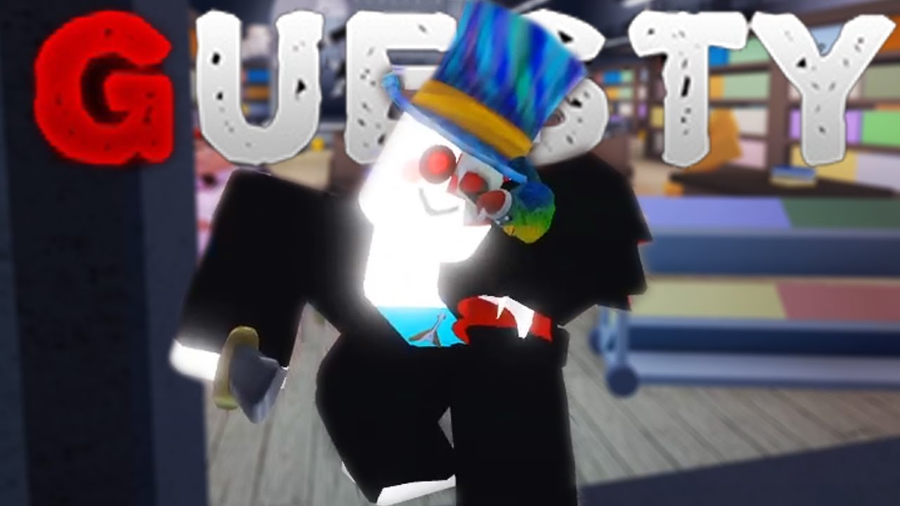 IM IN THE GAME AND IM TERRIFYING.. | Roblox Guesty Chapter 3 Library (Piggy Style Game)