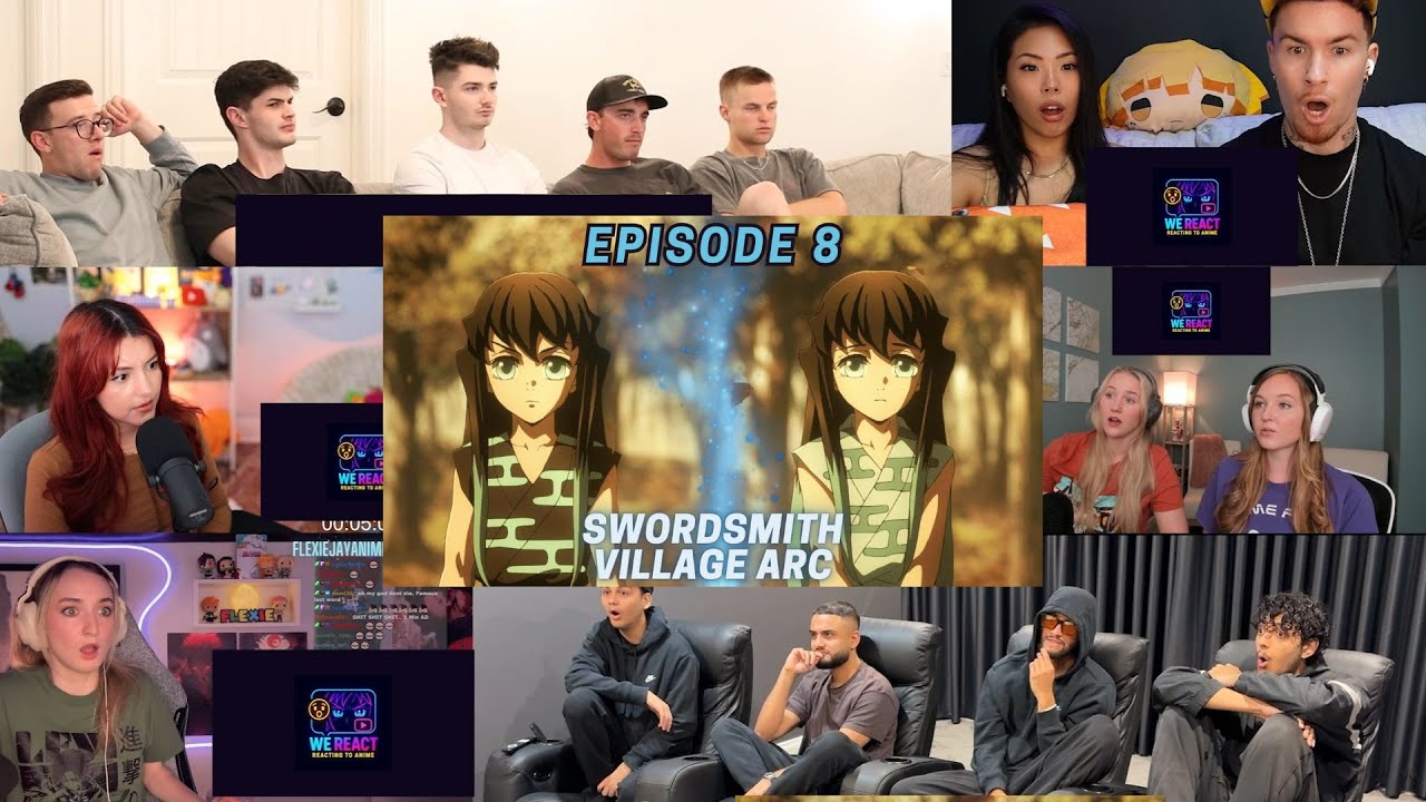 Demon Slayer Season 3 Episode 08 | Reaction Mashup #anime #demonslayer #animemashup