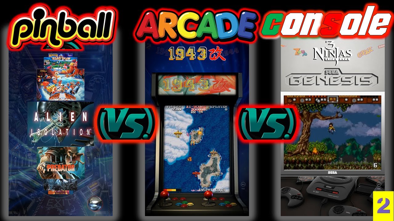 Coinops Pinball vs Arcade vs Console | Pinball Full Run