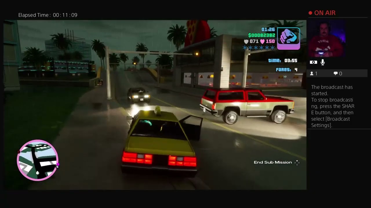 Grand Theft Auto Vice City: Part 4: 100 Taxi Fares in 1 Run