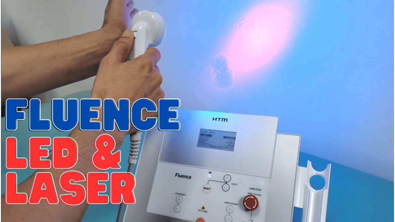 Como usar o equipamento de Led e Laser Fluence da HTM.