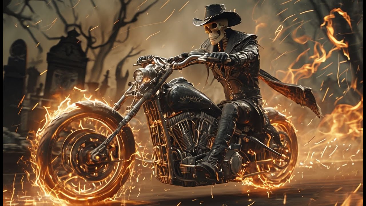 Ghost Rider in the Black Horizon 💀🔥 | Dark Country Western Legend