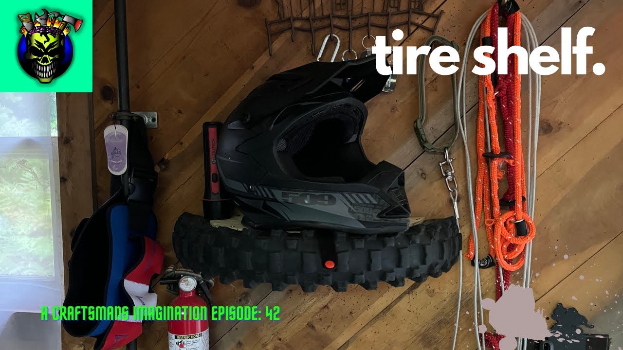 Dirt Bike Tire Shelf