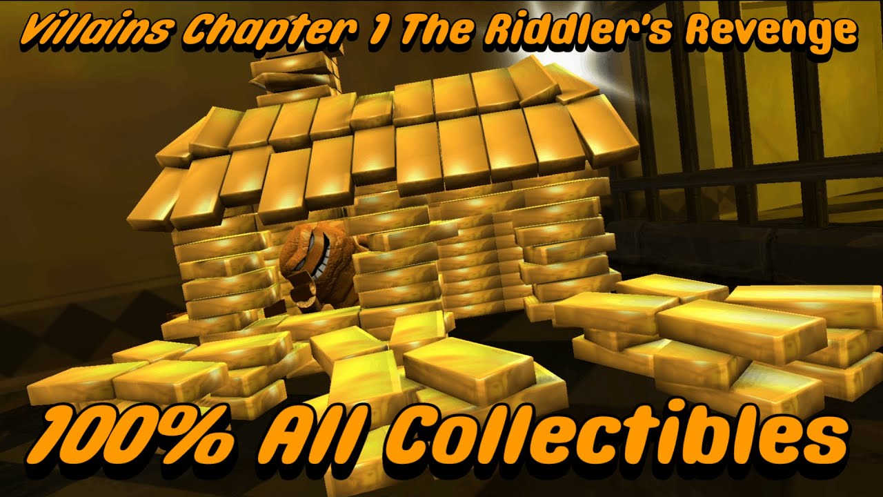 Lego Batman 100% Guide VILLAINS Chapter 1 The Riddler's Revenge All Collectibles