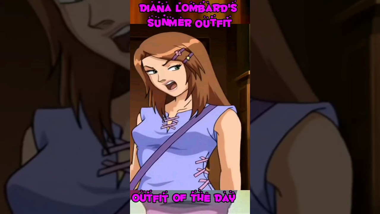 Diana Lombard's Summer Outfit! Outfit Of The Day! #martinmystery #dianalombard #1stcartooncrush