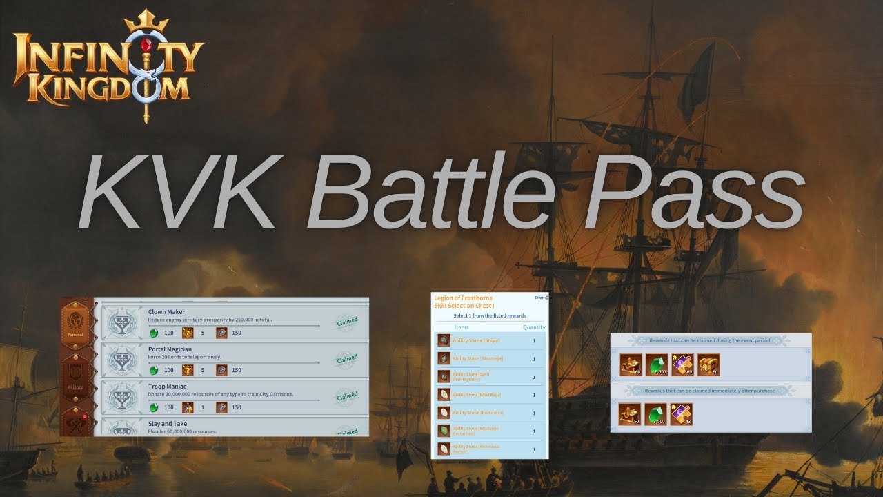 Infinity Kingdom || KVK Battle Pass