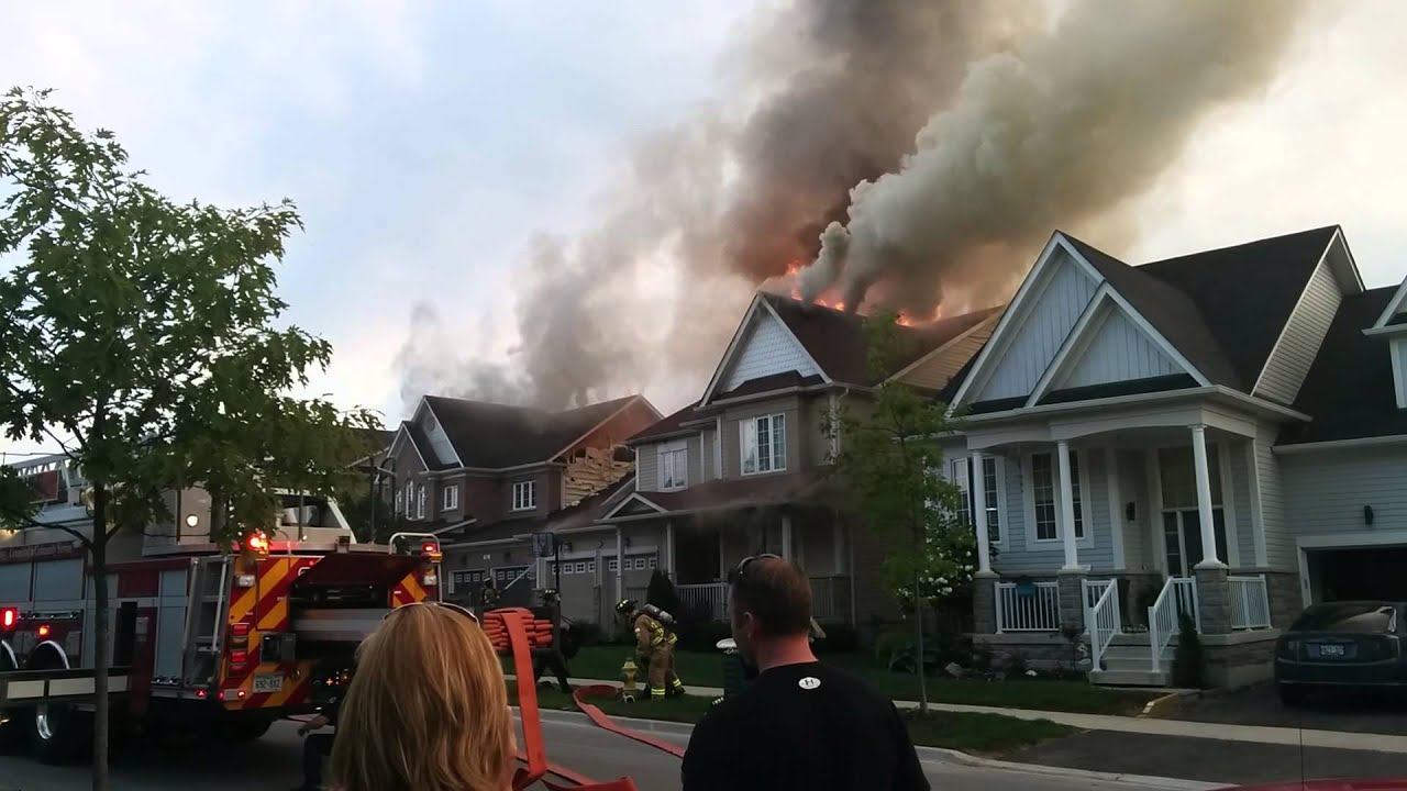 Fire on Diana Way, Barrie.