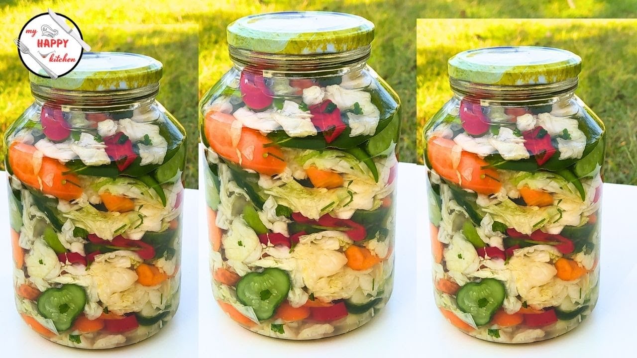 Приготовление Смешанных Солений из Капусты и Моркови / Хрустящие соленья из капусты