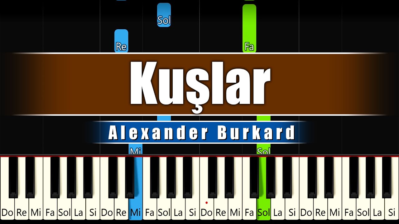 Alexander Burkard - Kuşlar - Piyano İle Nasıl Çalınır
