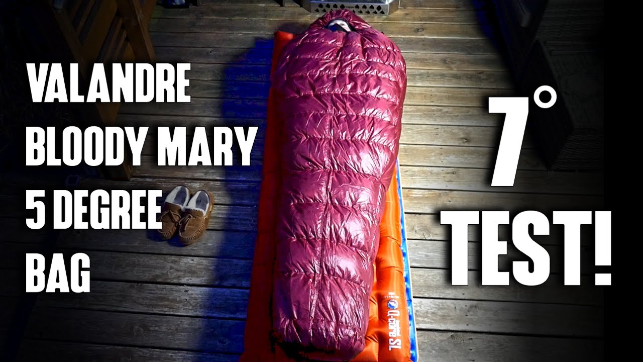 Valandre Bloody Mary 5° Down Sleeping Bag (7° Test!)