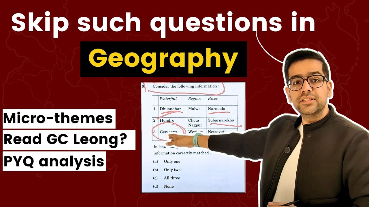 Strategy for Geography | UPSC Prelims 2025