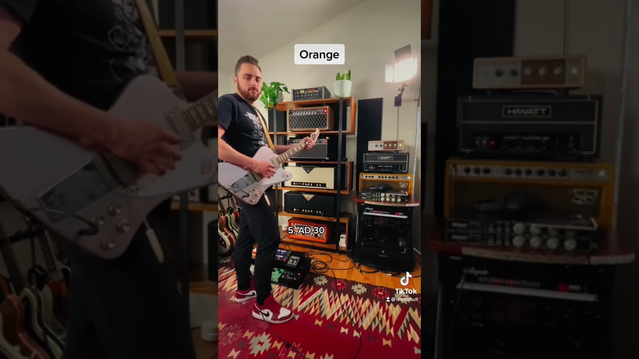 Playing The Same Riff Through 7 Different Amps