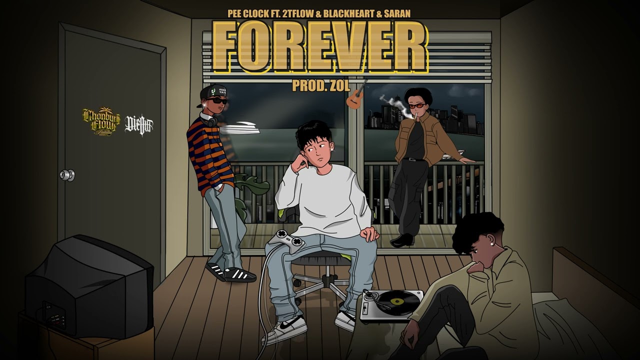 PEE CLOCK - Forever FT. 2TFLOW & BLACKHEART & SARAN [ PROD. BY ZOL ] ( Official Visualizer )